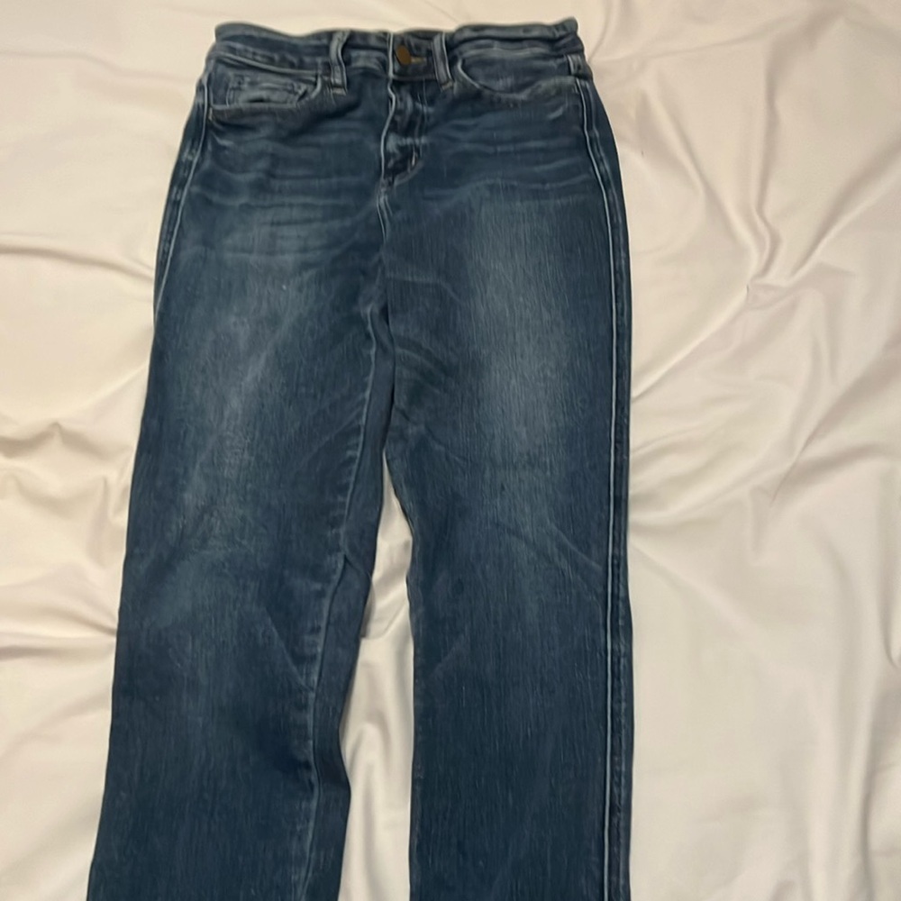 Flying Monkey Skinny Jeans, distresssed at ankle and pockets size 27